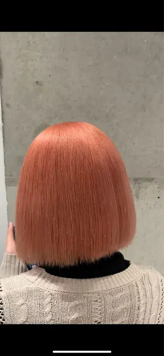 ミディアム カラー サロウィン(SALOWIN)原宿iori店所属・れい🫧 ハイトーン特化のヘアスタイル