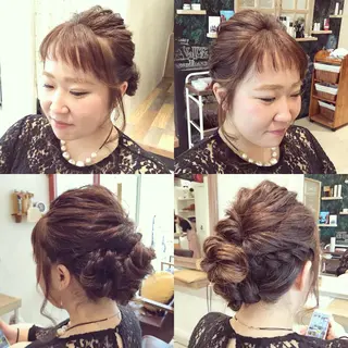 セミロング ヘアアレンジ メンズ指名多数!! SiLO 田島のヘアスタイル