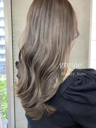 カラー レイヤー/顔周り 田山　穂波のヘアスタイル