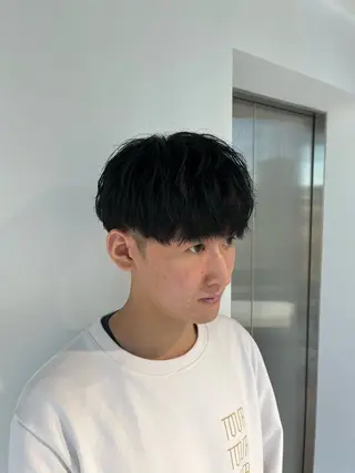 ショート パーマ メンズ 🏆メンズヘア特化 🥇代表りんぺーのヘアスタイル