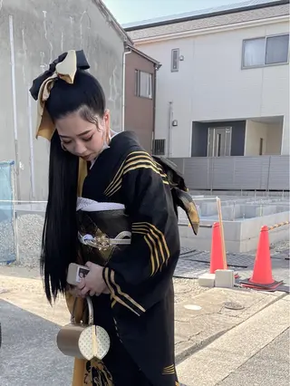 ロング ヘアアレンジ 来美 / クルミのヘアスタイル