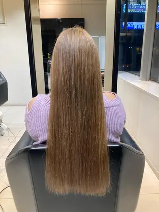 ロング カラー CUORE松戸本店 ♡ 岡野美南のヘアスタイル