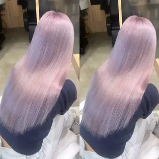 ロング カラー 韓国ヘア🇰🇷透明 感カラー/yui💞のヘアスタイル