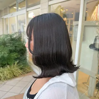 ミディアム カラー 小玉 みりあのヘアスタイル