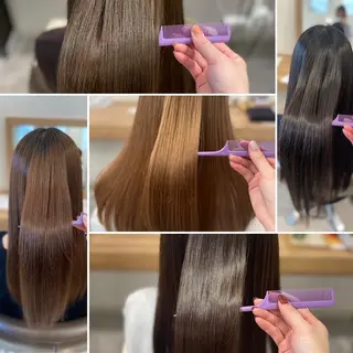 ロング カラー 大芝 沙耶のヘアスタイル