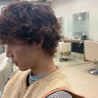 ショート パーマ カーリーパーマ/ 透明ｶﾗｰ/MIKUのヘアスタイル