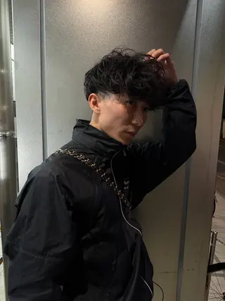 パーマ メンズ Bel.crow by ALEAP所属・岡山メンズ美容師 Kazukiのヘアスタイル