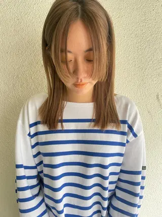 ミディアム カラー suvvy hairsalonのヘアスタイル