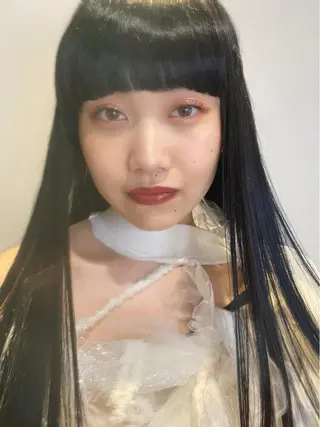 カラー AO所属・RISAKO 艶髪モテヘア🎀府中のヘアスタイル