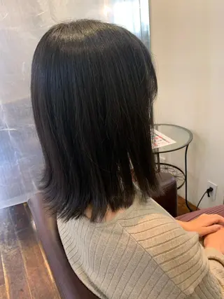 セミロング 小沼采唯👧🏼 海好きオヌちゃんのヘアスタイル