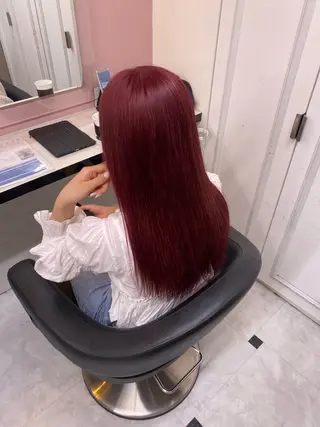 ロング カラー 透明感ベージュカラー 🪞上野🪞AIのヘアスタイル