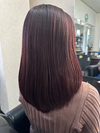 セミロング エンゼルス美容室斉間 圭司のヘアスタイル