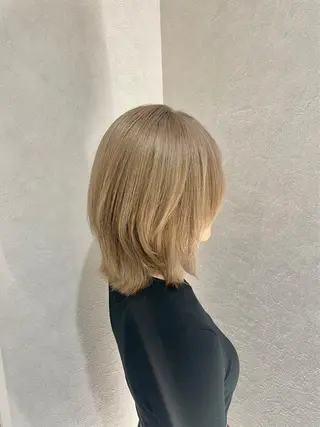 ミディアム カラー 東 大智のヘアスタイル