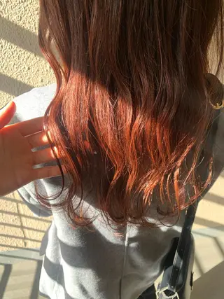 セミロング カラー chouette/ 根本優希のヘアスタイル