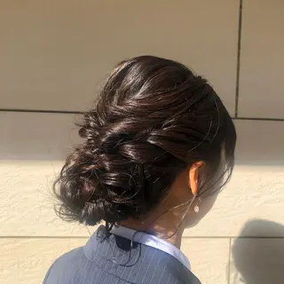 ヘアアレンジ 森本　舞✴︎ 似合わせパーマのヘアスタイル