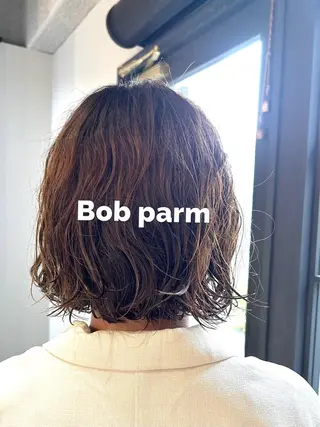 ミディアム パーマ ROCCOeast Rukaのヘアスタイル