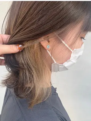 ミディアム ︎︎🧸 yuri ︎︎🧸のヘアスタイル