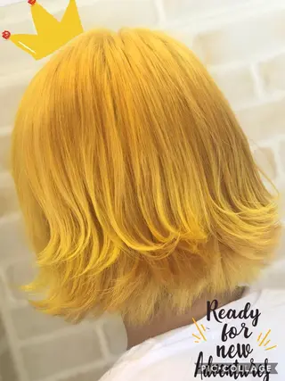 ショート カラー 永島 桜のヘアスタイル