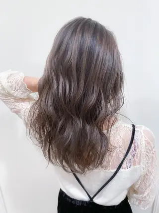 ロング y.s.h所属・ハイトーンカラー🌈 メンズパーマ鈴木康平のヘアスタイル