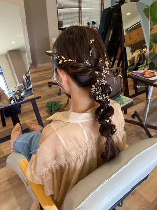 ロング 中野 紹江のヘアスタイル