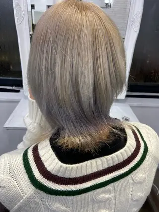 ミディアム カラー キッズ SALOWIN札幌大通り所属・札幌ブリーチカラー/ ダブルカラー/ドイのヘアスタイル