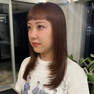 セミロング パーマ パーマ/レディース カット/伊藤萌のヘアスタイル