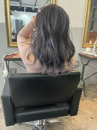 ミディアム カラー ヘアアレンジ hair  space Atoz所属・東 寛道のヘアスタイル