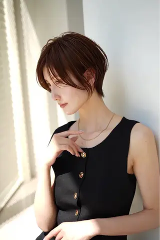 ショート カラー 加賀 千聖 /soigneのヘアスタイル