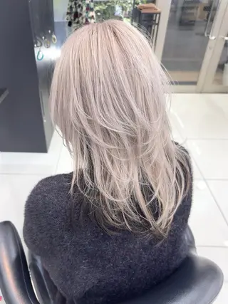 セミロング カラー 🍀お悩み改善憧れの 美髪 小林風雅のヘアスタイル