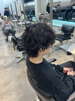 パーマ メンズ fifth PARK所属・fifth PARK HIN★T★のヘアスタイル