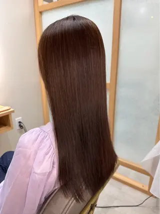 ロング カラー みな🫧艶カラー/ 髪質改善/前髪カットのヘアスタイル