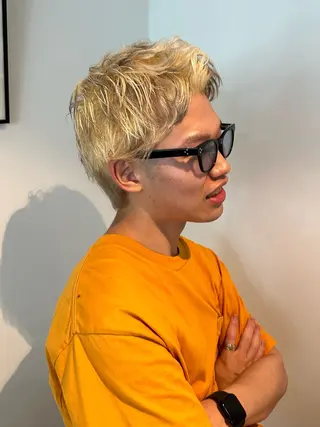 ショート カラー メンズ 🎀オイダイラ モモカ🎀のヘアスタイル