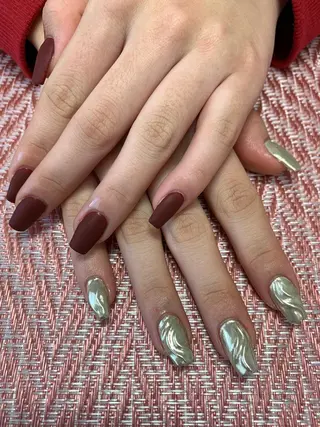 ネイル rukianail 新里のネイルデザイン