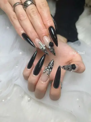 ネイル NAIL and EYELASH ALPHA.所属・ALPHA. 姫繇のネイルデザイン