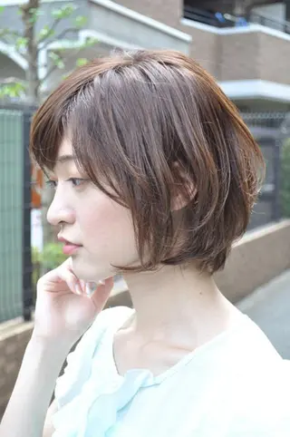 ショート カラー 韓国ヘア×髪質改善 ⭐️谷遼平⭐️のヘアスタイル