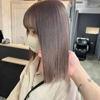 ミディアム カラー ボブ& 髪質改善FUMIYAのヘアスタイル
