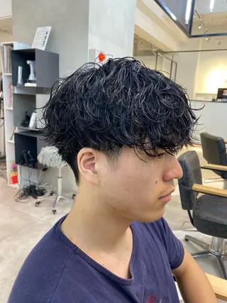 パーマ メンズ 新宿【メンズパーマ】 塩澤太一のヘアスタイル
