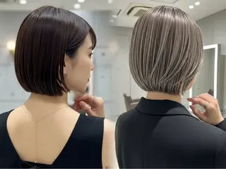 ミディアム 似合わせボブ✖️ 韓国レイヤー✨小関のヘアスタイル