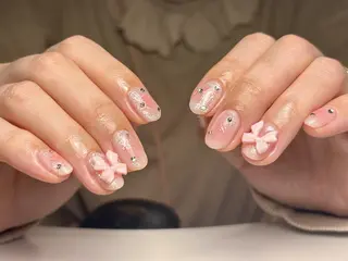 ショート トゥー フエンのネイルデザイン