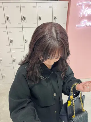 ロング カラー みう/仙台/暖色/ 艶髪/顔周りカット/のヘアスタイル