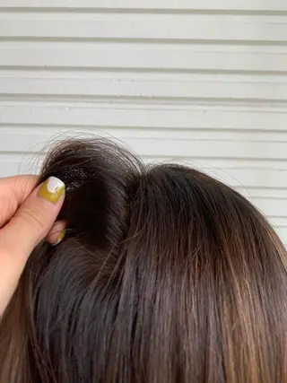 ミディアム ワタナベ アオイのヘアスタイル