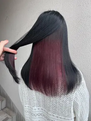 セミロング I S所属・🌿透明感カラー 縮毛矯正✨かずきのヘアスタイル