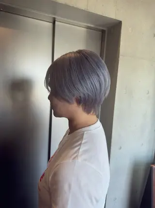 ショート 透明感/血色カラー/ 似合せレイヤー/ゆいのヘアスタイル