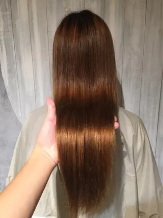 ロング カラー パーマ ヘアアレンジ メンズ キッズ ネイル マツエク・マツパ アティリー 西梅田のヘアスタイル