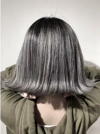 ロング カラー パーマ ヘアアレンジ Device ディバイスのヘアスタイル