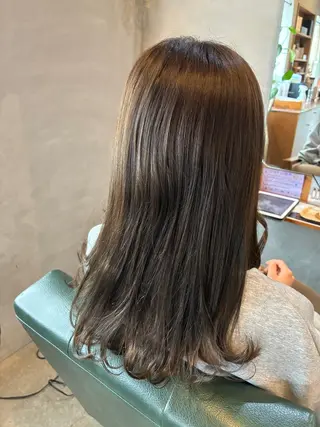 セミロング カラー wacca所属・安城/カットモデル 🩷艶カラー🎀もえのヘアスタイル