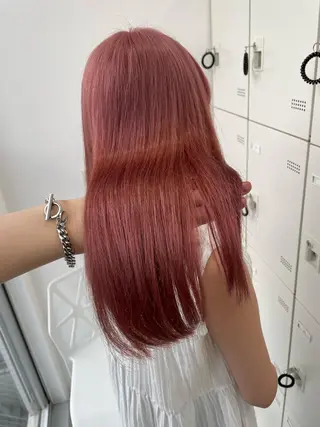 ロング カラー ヘアアレンジ 髪質改善/ハイトーン /新宿/Takutoのヘアスタイル