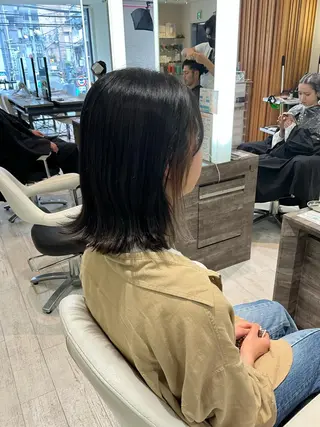 ミディアム 佐野 太河のヘアスタイル