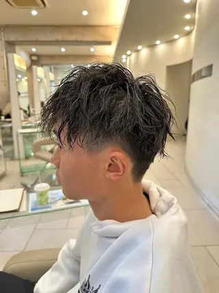 メンズ 藤本渚杜/メンズ カット/艶カラーのヘアスタイル