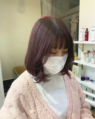 ミディアム カラー OLSEN D.B.A BALLOON HAIR所属・表参道OLSEN✂︎ nanamiのヘアスタイル